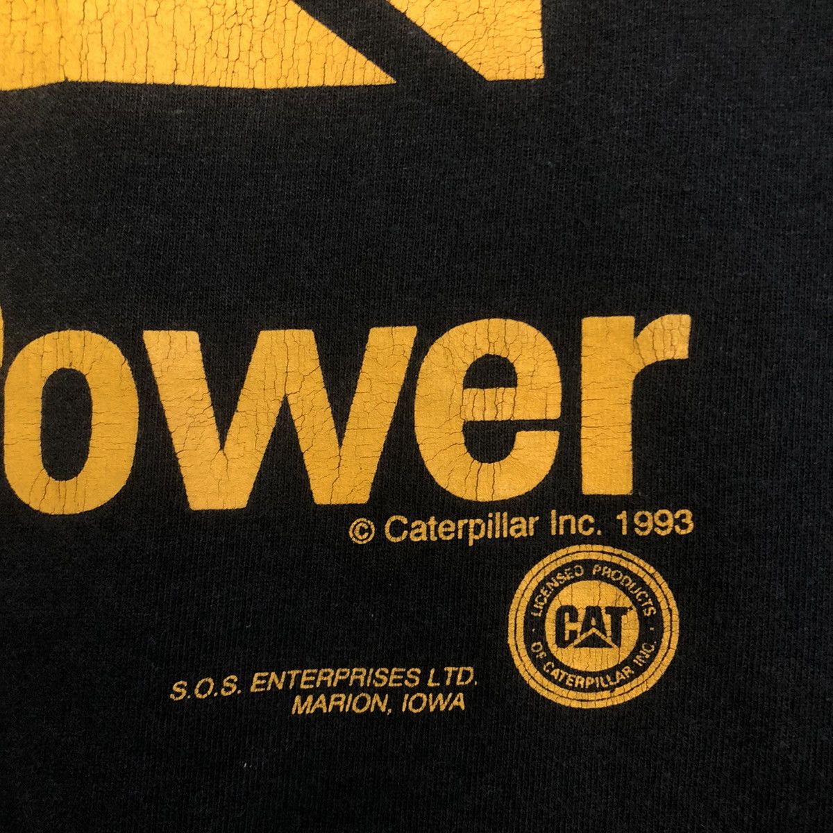 Caterpillar VINTAGE 90 CATERPILLAR Diesel Power Tshirt Size US L / EU 52-54 / 3 - 4 Thumbnail