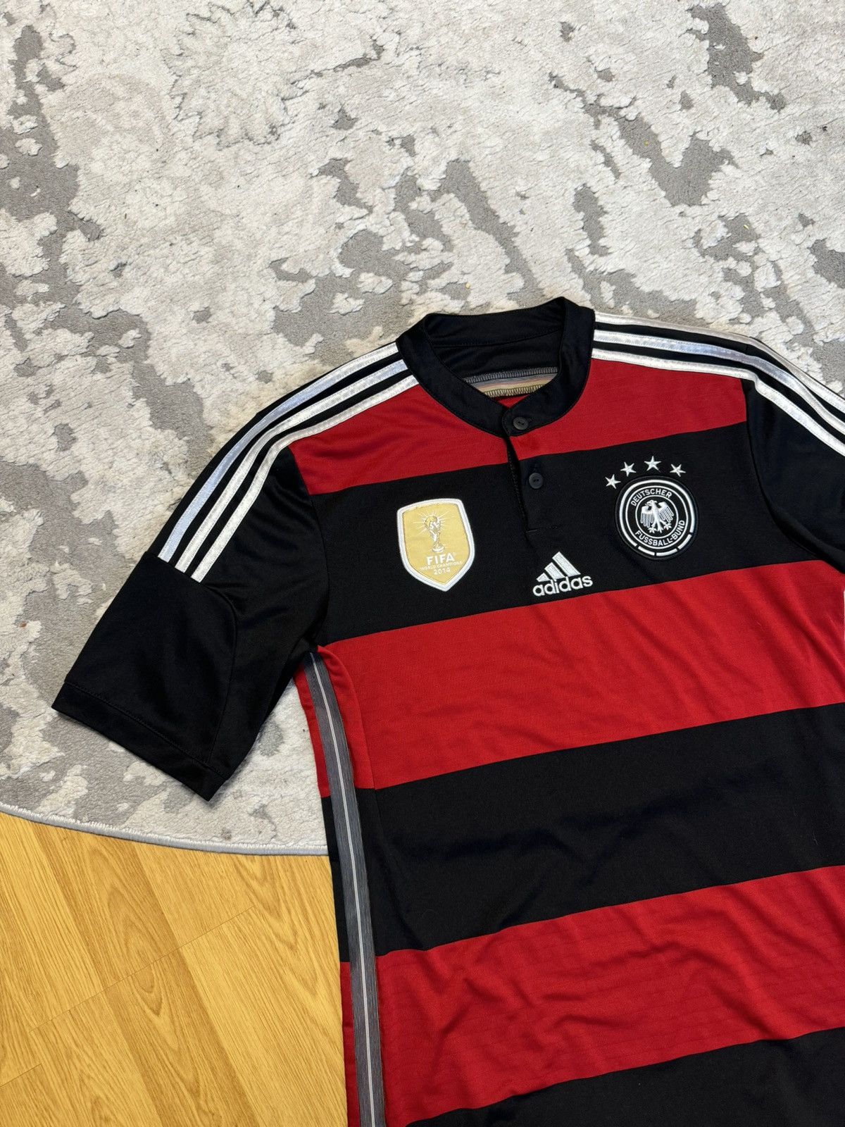 Adidas × Vintage 2013/2014 Germany National Adidas Away Soccer Jersey Size US M / EU 48-50 / 2 - 4 Thumbnail