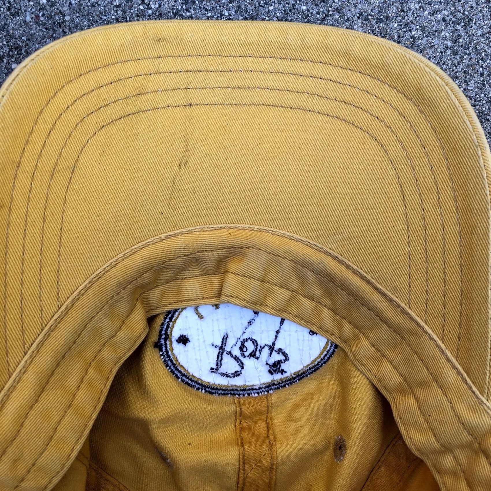 Imperial VINTAGE Imperial Roy's La Jolla Baseball Hat Men Yellow Adjustable Cap Size ONE SIZE - 5 Thumbnail
