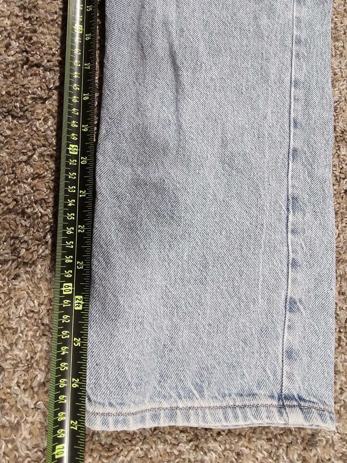 Pacsun Pacsun M Mom Jeans Light Wash Straight Leg Approx 32x27 Size 32" / US 10 / IT 46 - 8 Thumbnail