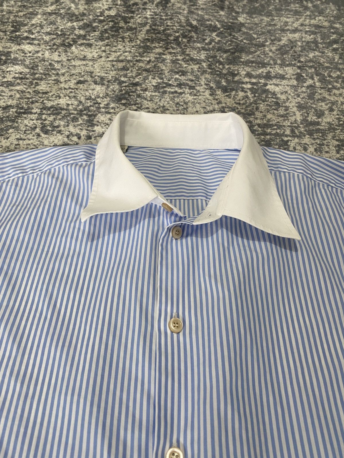 Gucci Gucci luxury Business striped shirt button up new collection Size US XXL / EU 58 / 5 - 5 Thumbnail