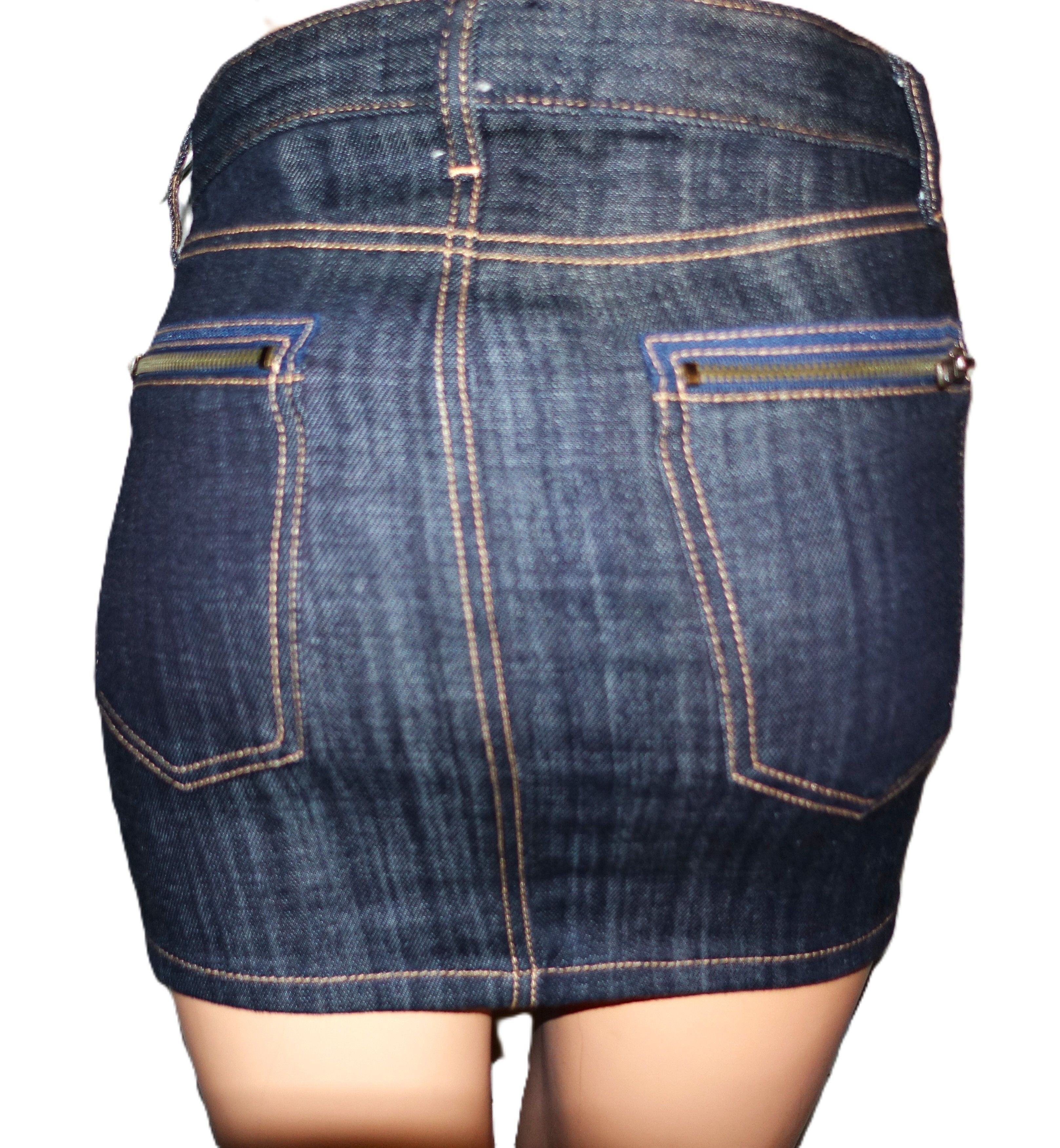 Current/Elliot Current/Elliott Denim Jean Mini Skirt S NWOT Size 28" / US 6 / IT 42 - 5 Thumbnail