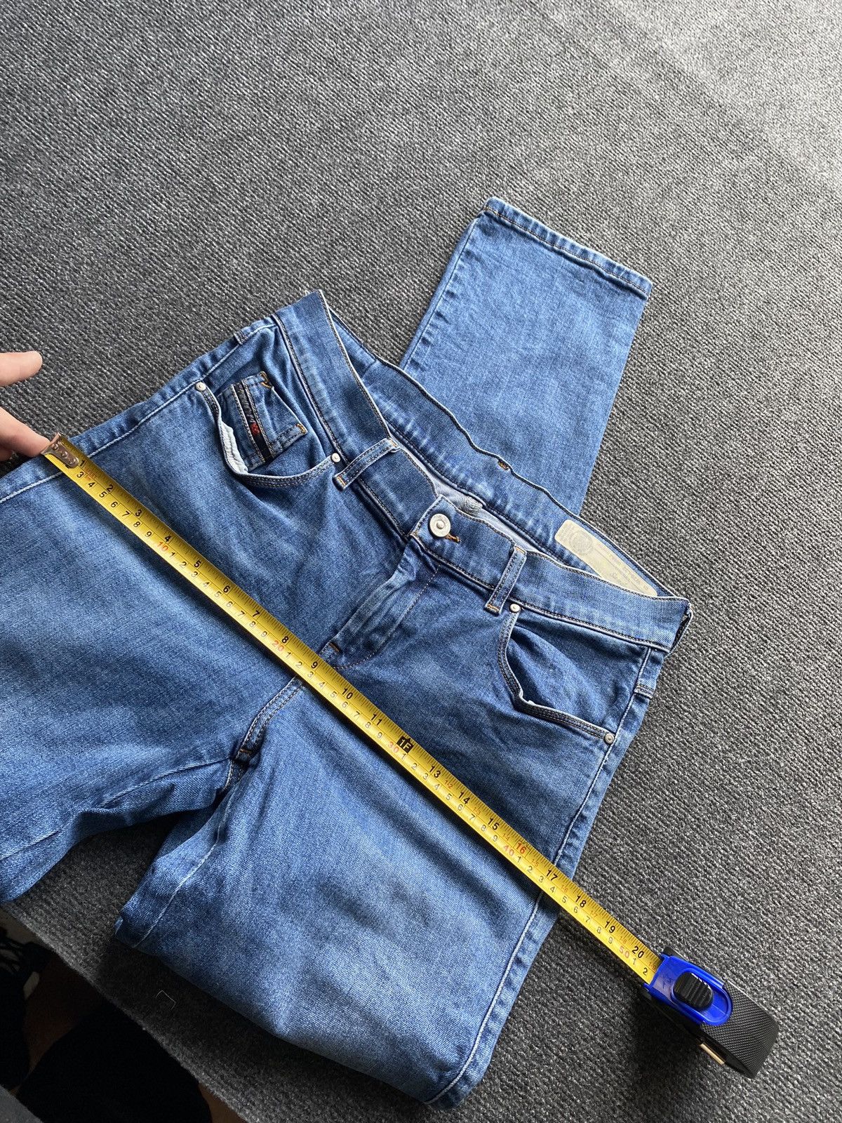 Diesel 🔥Opium Punk Diesel sandy blue jeans women 29 alt goth emo Size 29" - 7 Thumbnail