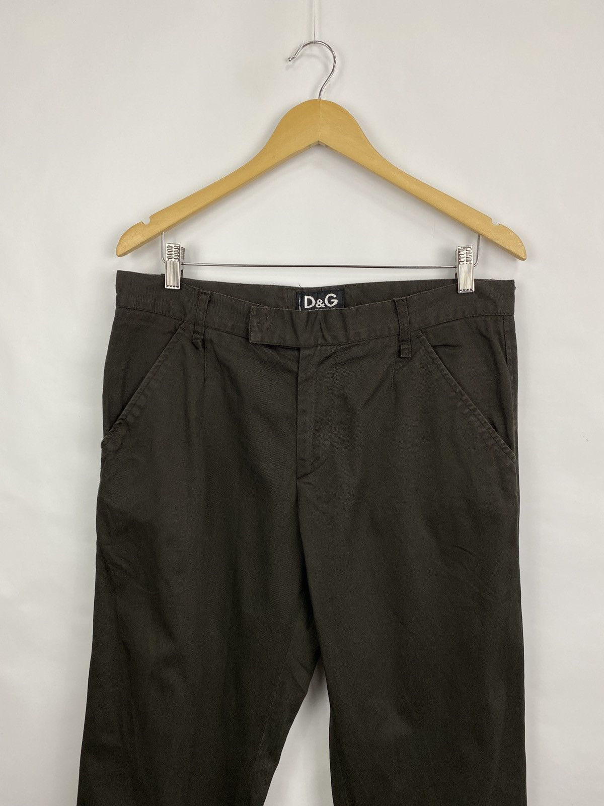 Dolce & Gabbana 🇺🇸 Vintage 90s Dolce Gabbana Classic Brown Pants Rare Retro Size US 36 / EU 52 - 3 Thumbnail