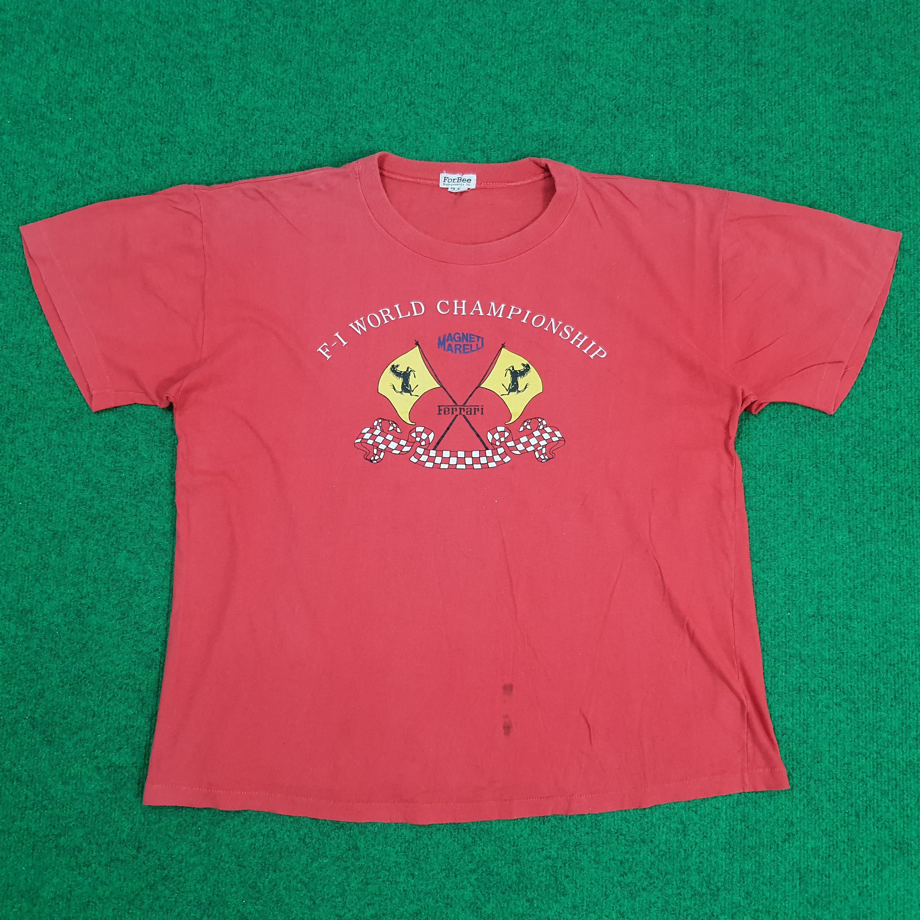 Ferrari × Vintage Vintage F1 Magneti Marelli Ferrari Motorsports Tshirt Size US L / EU 52-54 / 3 - 1 Thumbnail
