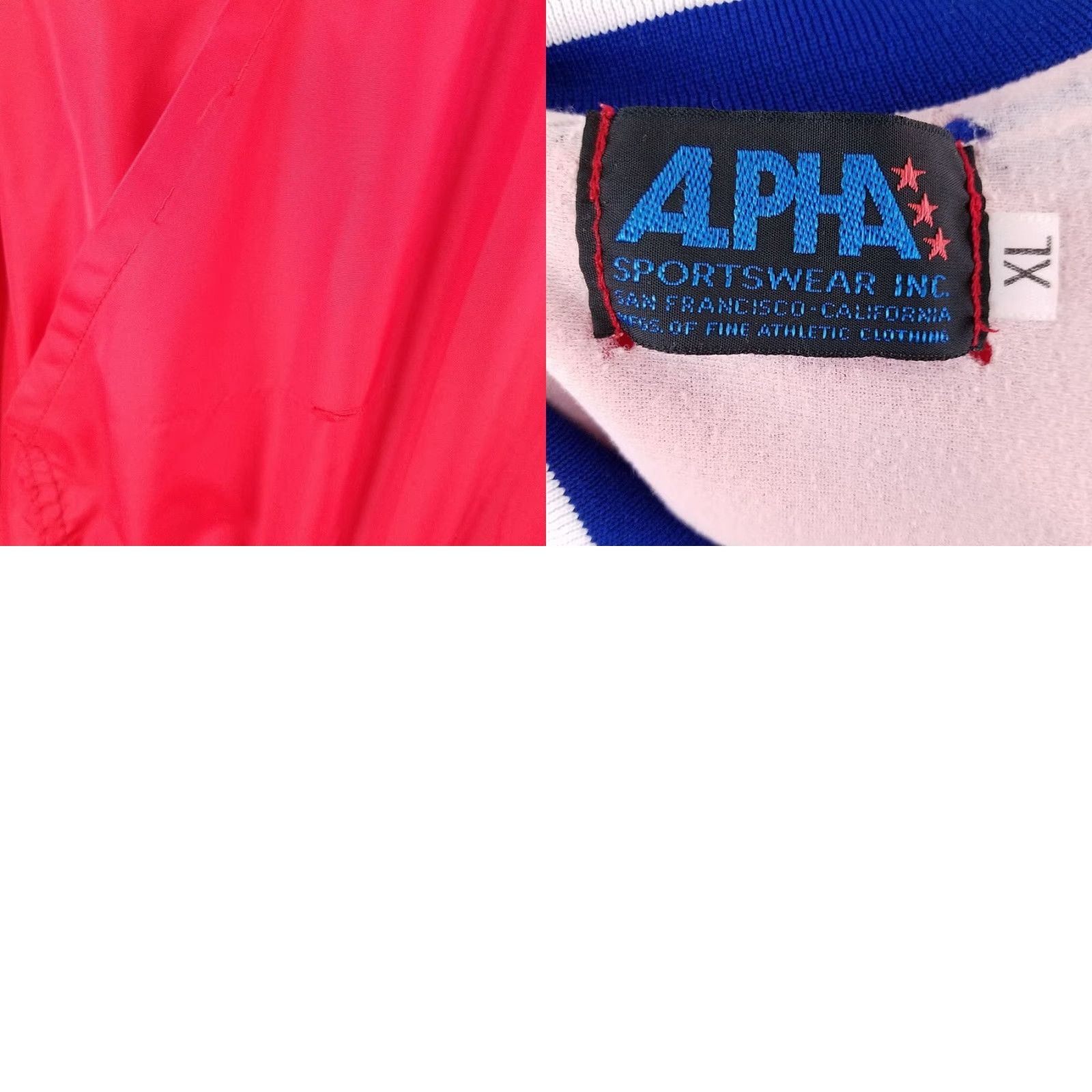 Vintage VINTAGE Alpha Red Line Racing Jacket Mens XL Windbreaker 80s Made In USA Red Mens XL Stateside Brand Alpha Clothing Size US XL / EU 56 / 4 - 8 Thumbnail