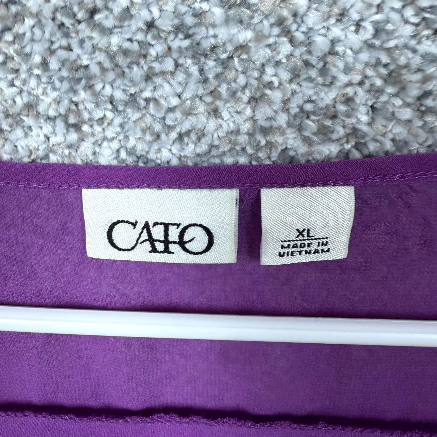 Vintage COQUETTE OFFICE SIREN Spring Tank Top XL Purple Sleeveless Scoop Neck Solid Lightweight Sheer Casual Women Tank Top Differences: 0 Size XL / US 12-14 / IT 48-50 - 4 Thumbnail