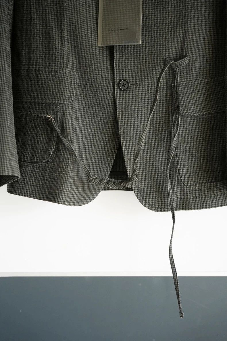 Yohji Yamamoto Yohji Yamamoto size 1 13ss houndstooth chain knot suit 2501 Size 38R - 5 Thumbnail