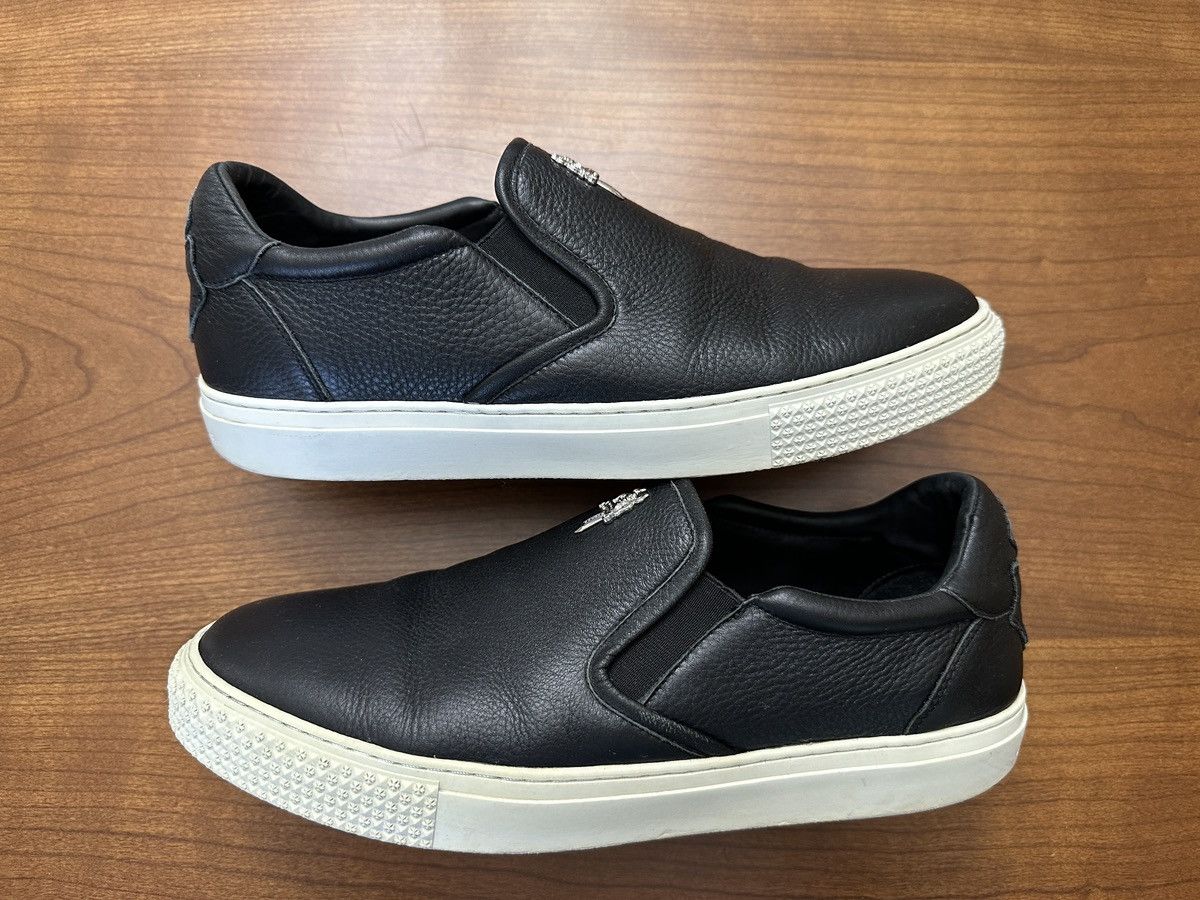 Chrome Hearts Chrome Hearts Dagger Lamb Leather Slip Ons | Grailed