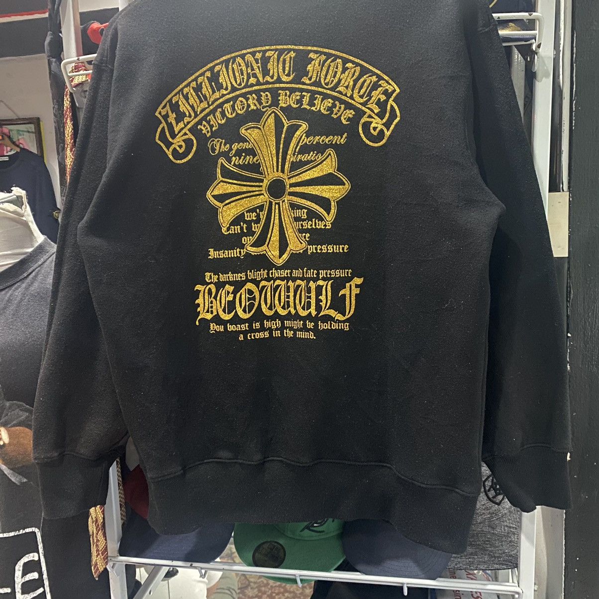If Six Was Nine × Japanese Brand × Le Grande Bleu (L.G.B.) Beaumere Inspired Chrome Hearts Sweatshirts ifsixwasnine Size US L / EU 52-54 / 3 - 4 Thumbnail