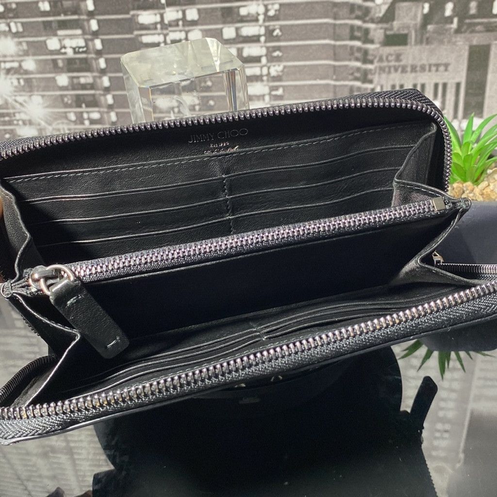 Jimmy Choo Authentic JIMMY CHOO 💚Leather Star Wallet Size ONE SIZE - 7 Thumbnail