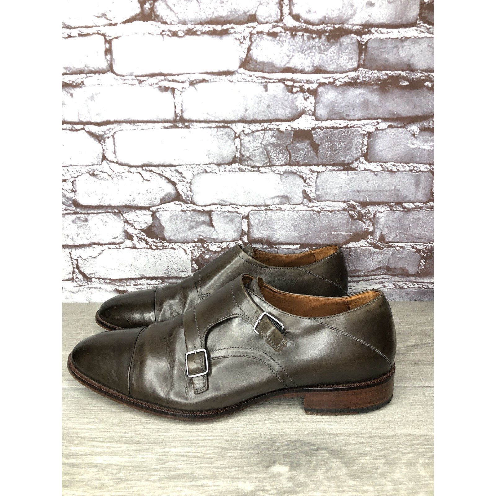 Johnston & Murphy Johnston & Murphy Brown Leather Double Monk Strap Cap Toe Ox Size US 10.5 / EU 43-44 - 2 Thumbnail
