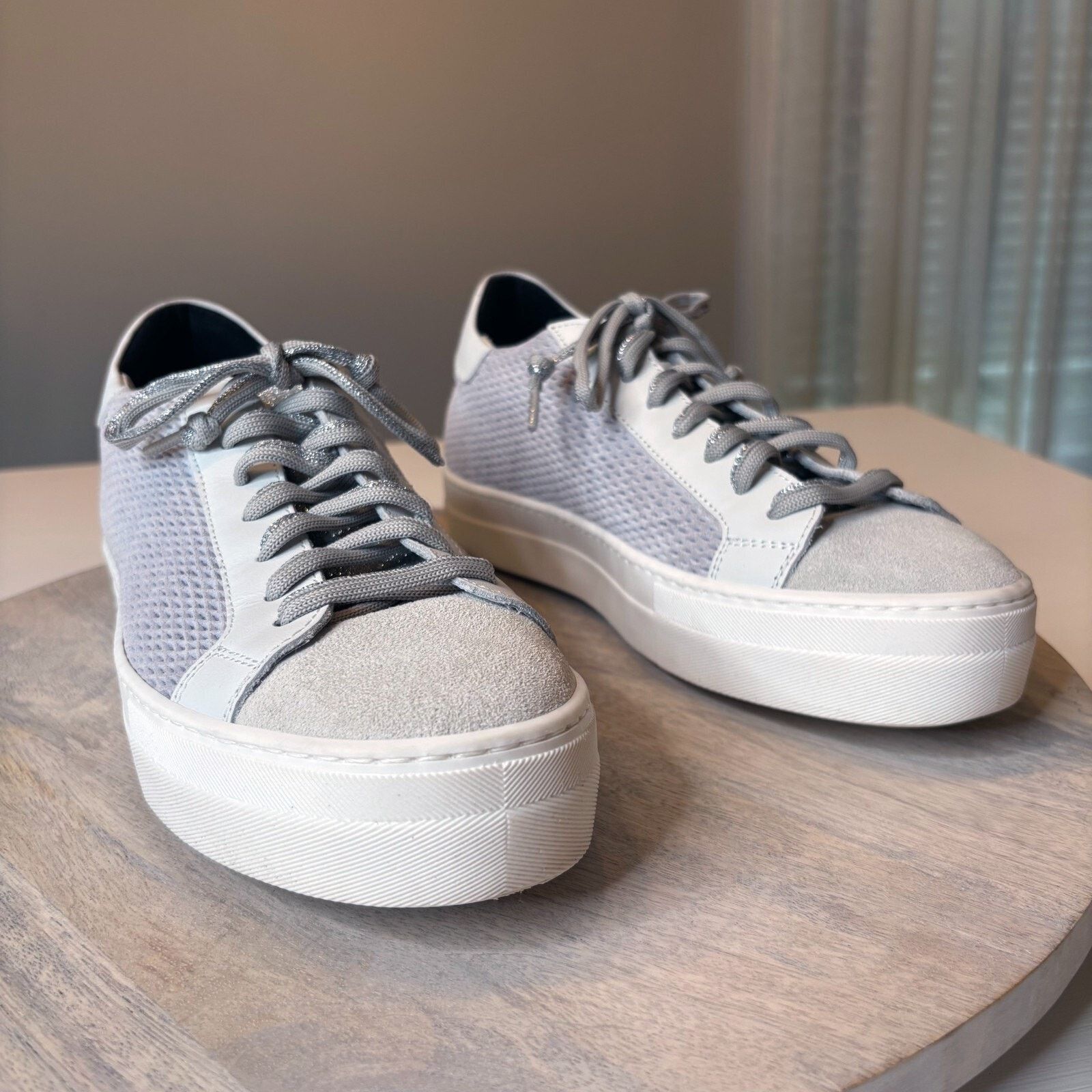 P448 P448 Thea Low Top Suede Leather Sneakers EU 41 US Size 10 Size US 10 / IT 40 - 2 Thumbnail