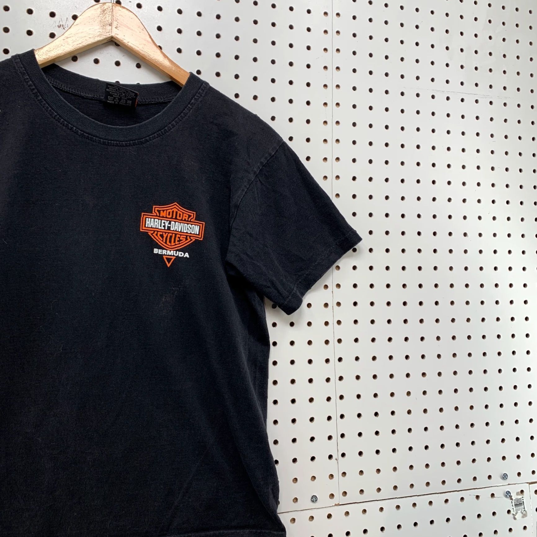 Harley Davidson VINTAGE Harley-Davidson Motorcycle Shirt Black Orange Womens Small 90s Size S / US 4 / IT 40 - 5 Thumbnail