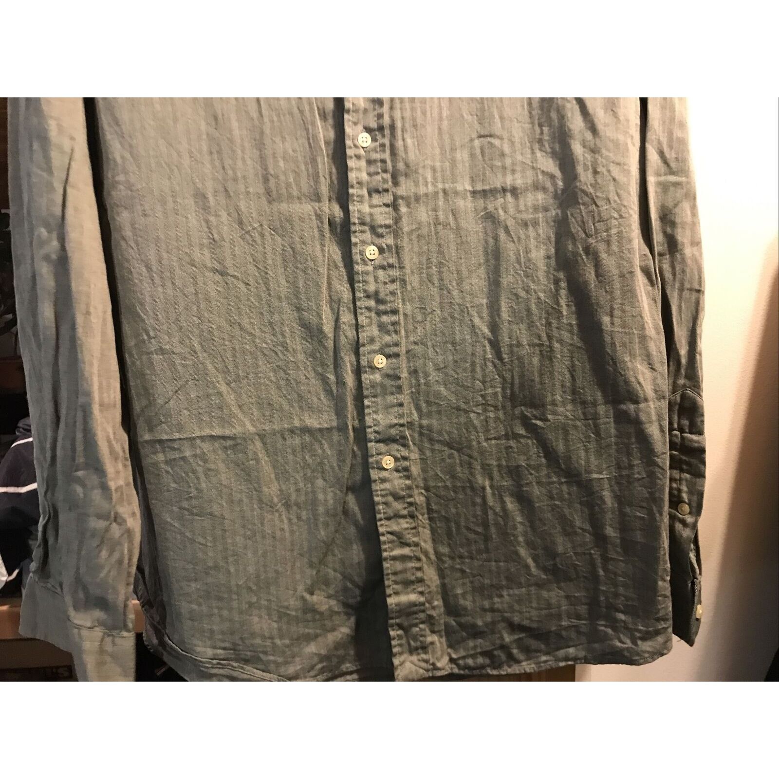Ralph Lauren Ralph Lauren Men’s XL Light Green LS Button Up Cotton Shirt Size US XL / EU 56 / 4 - 5 Thumbnail