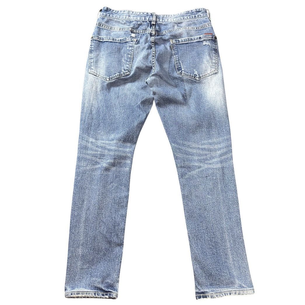 Dsquared2 Vintage Distressed Light Wash Denim Jeans Size US 31 - 2 Thumbnail