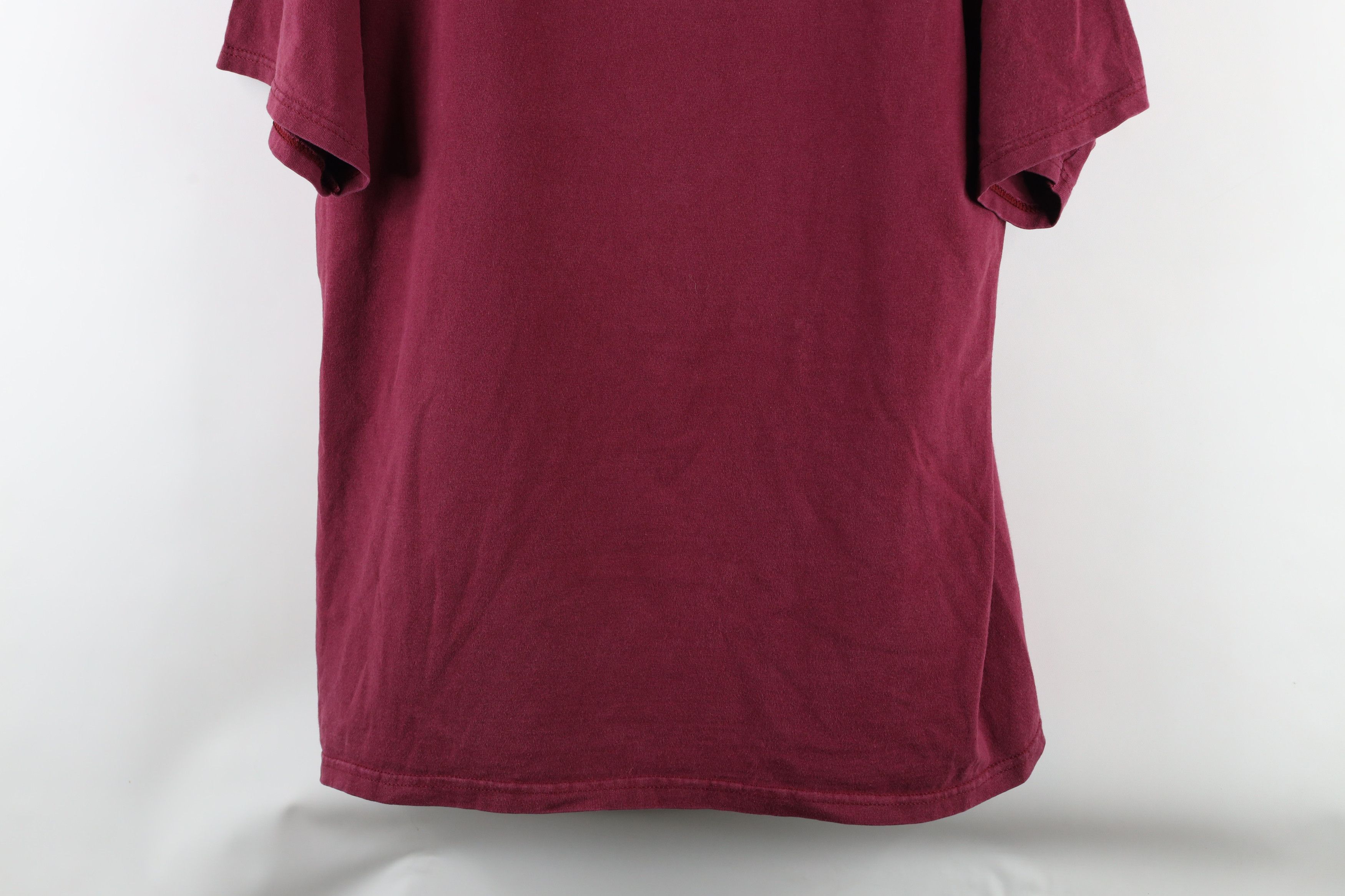 Vintage Vintage 90s Spell Out PowerBar Short Sleeve T-Shirt Burgundy Size US XL / EU 56 / 4 - 3 Thumbnail