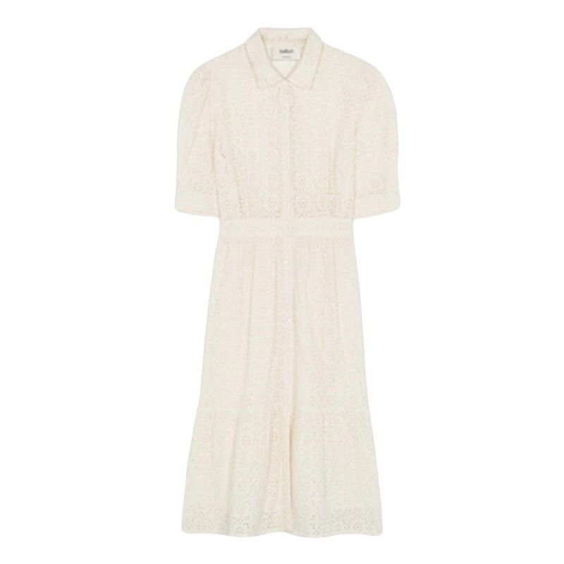 ba&sh BA&SH Selya Eyelet Shirt Dress M Size M / US 6-8 / IT 42-44 - 4 Thumbnail