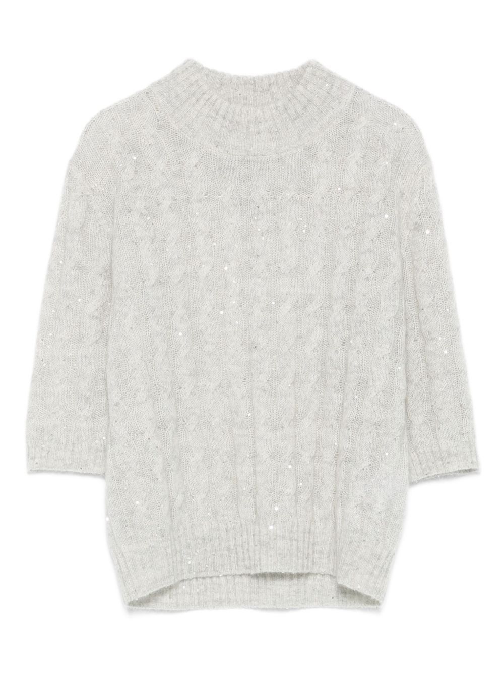 Brunello Cucinelli WOOL KNITTED JUMPER Size L / US 10 / IT 46 - 1 Thumbnail