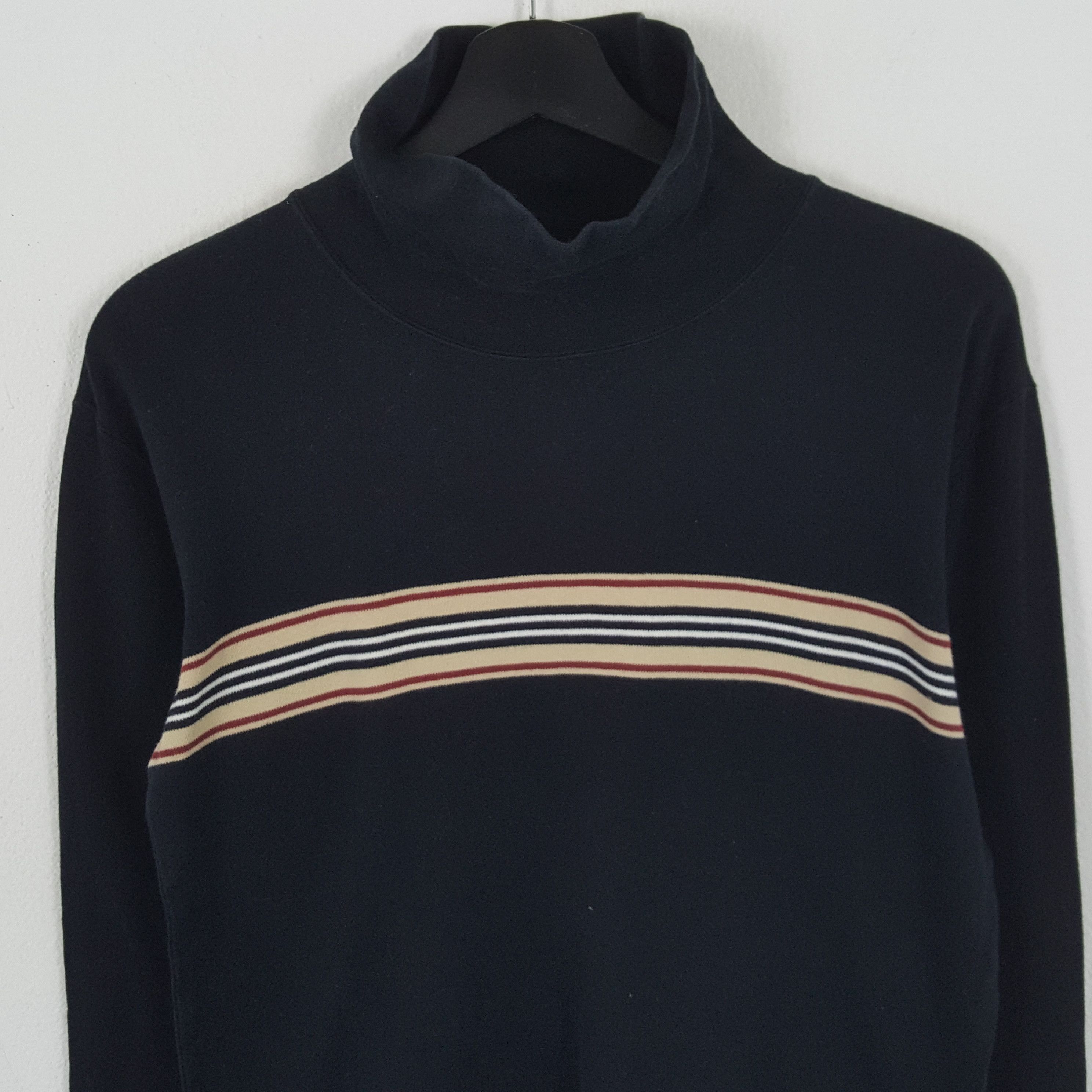 Burberry × Vintage BURBERRY Black Label Fashion Style Long Sleeve Tshirt Size M / US 6-8 / IT 42-44 - 2 Thumbnail