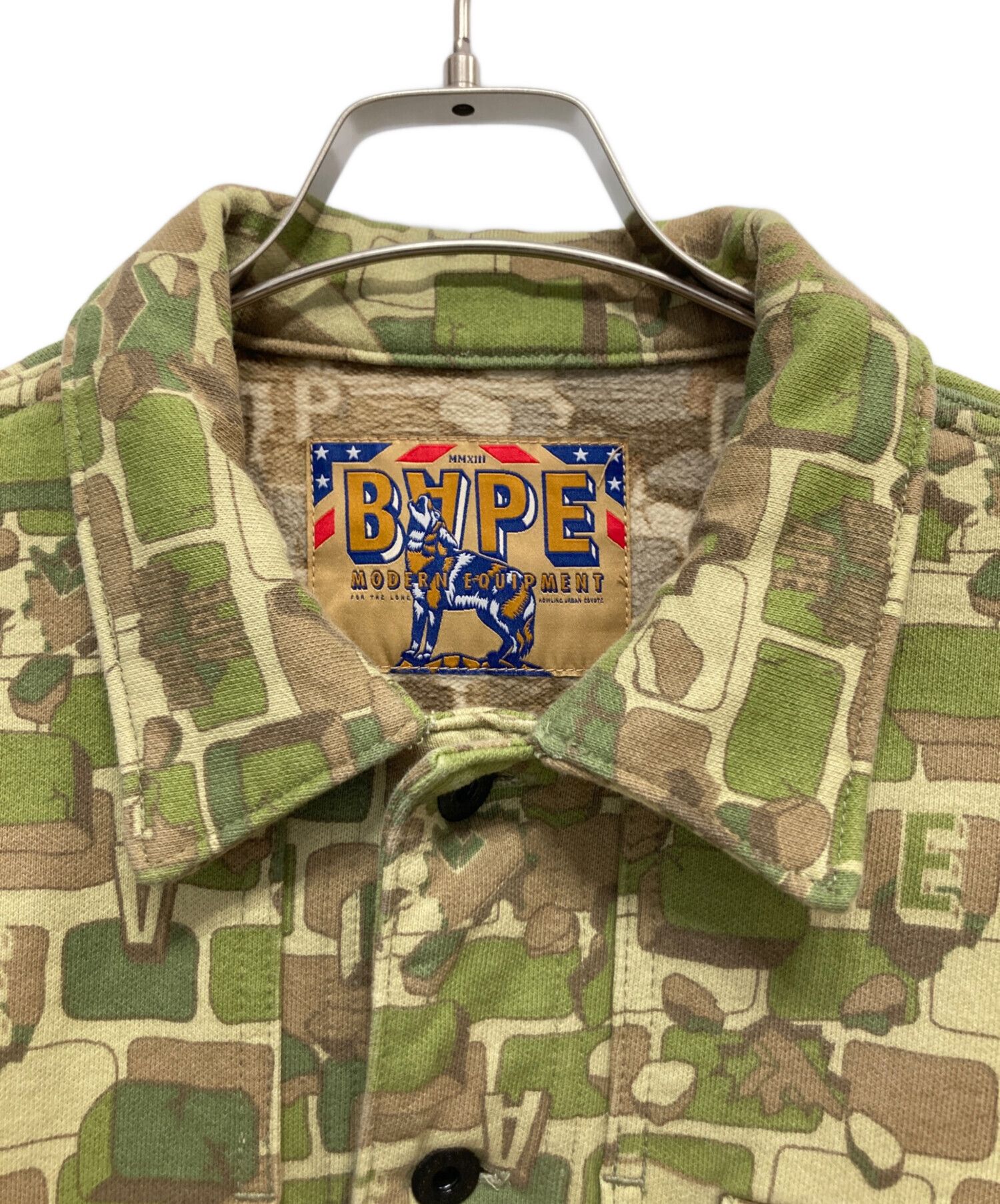 Bape A Bathing Ape Military Jacket Khaki Size US XL / EU 56 / 4 - 3 Thumbnail