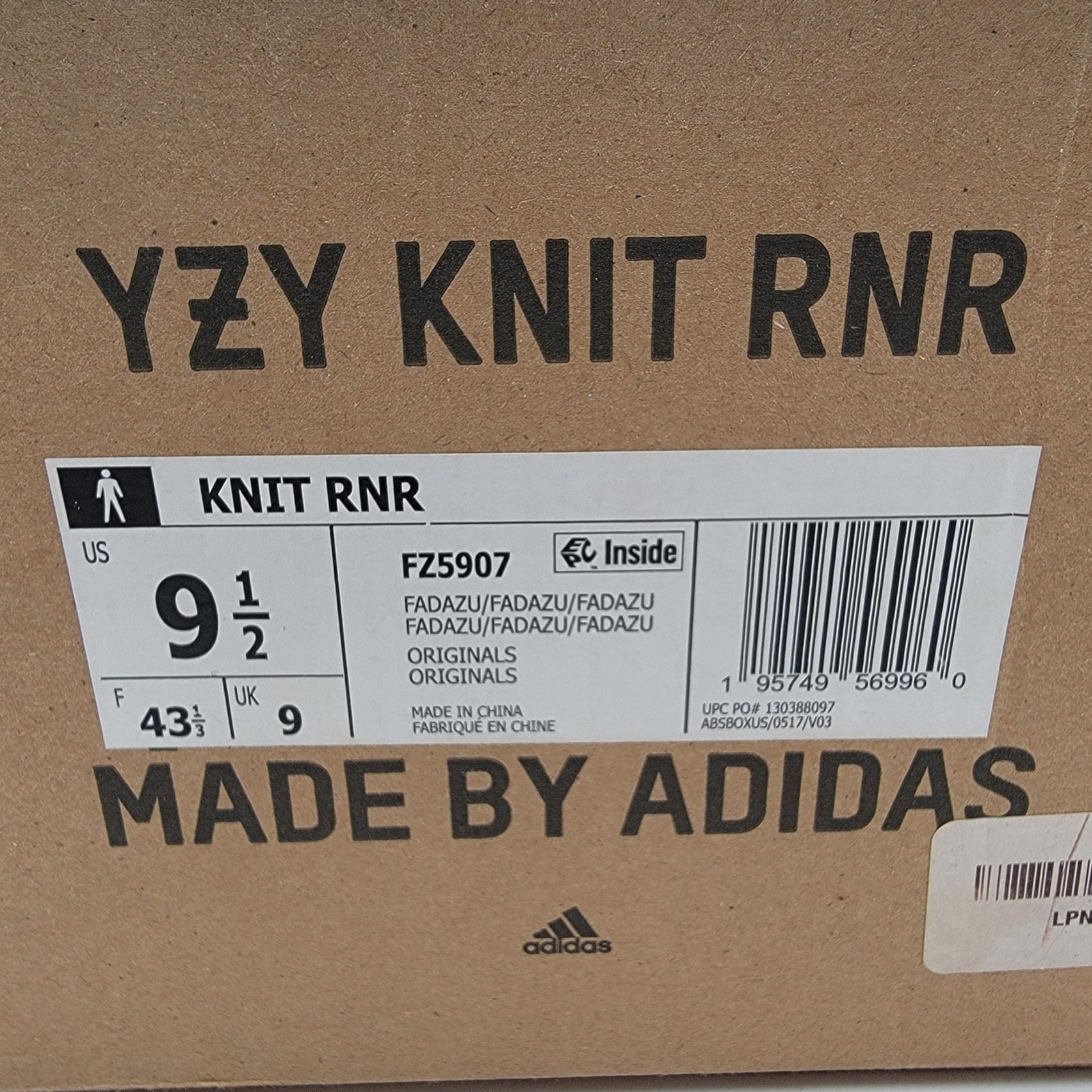 Adidas Adidas Yeezy Knit Runner 'Faded Azure' Mens Sz 9.5 FZ5907 Size US 9.5 / EU 42-43 - 11 Thumbnail