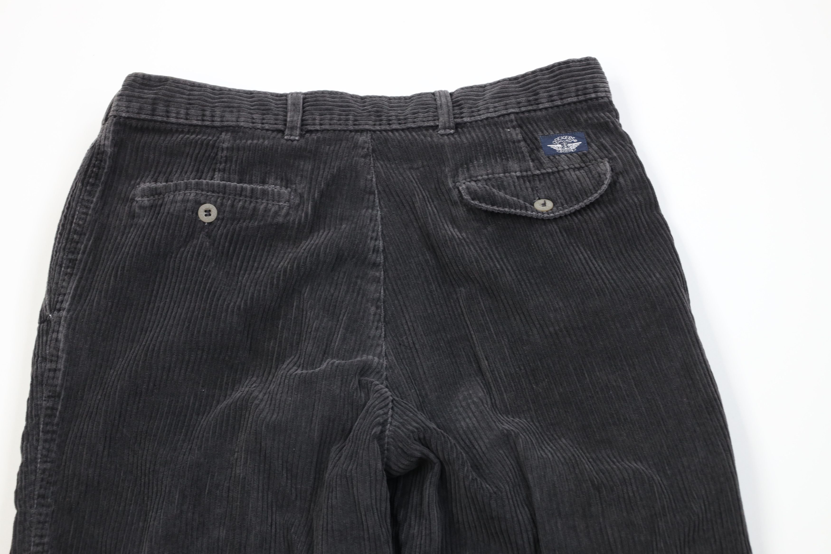 Vintage Vintage 90s Streetwear Cuffed Straight Leg Corduroy Pants Size US 36 / EU 52 - 12 Thumbnail