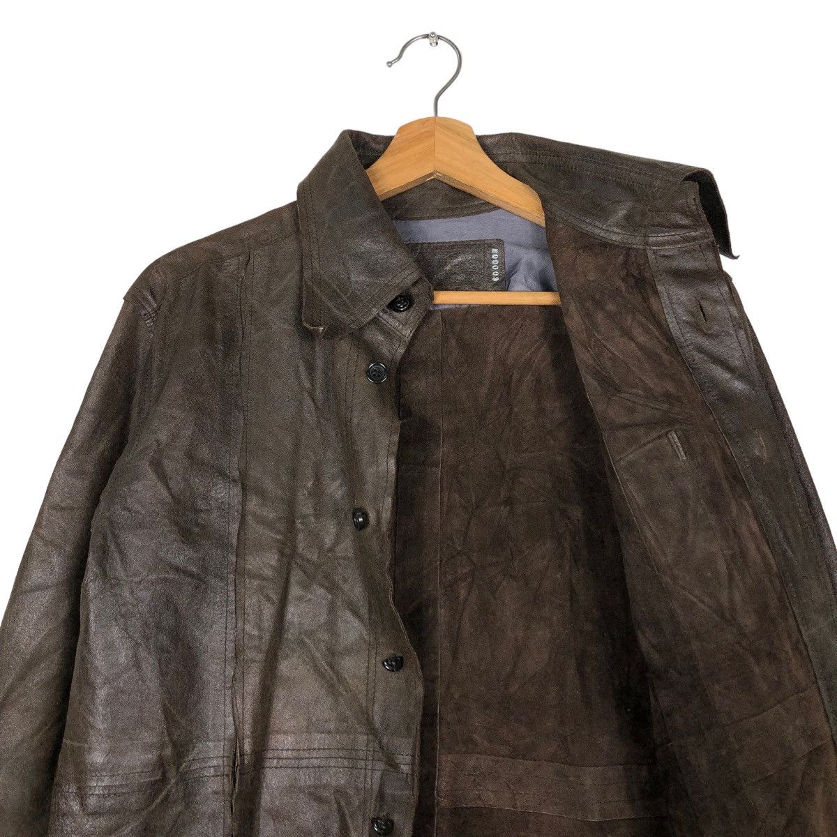 Japanese Brand 🔥Vintage Biker Leather Jacket Michel Klein Homme Paris Size US M / EU 48-50 / 2 - 12 Thumbnail