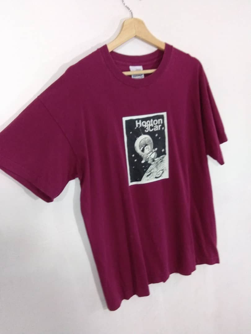Band Tees Archival Vintage 90s Hooton 3 Car T-Shirt Punk Band Rare Size US L / EU 52-54 / 3 - 3 Thumbnail