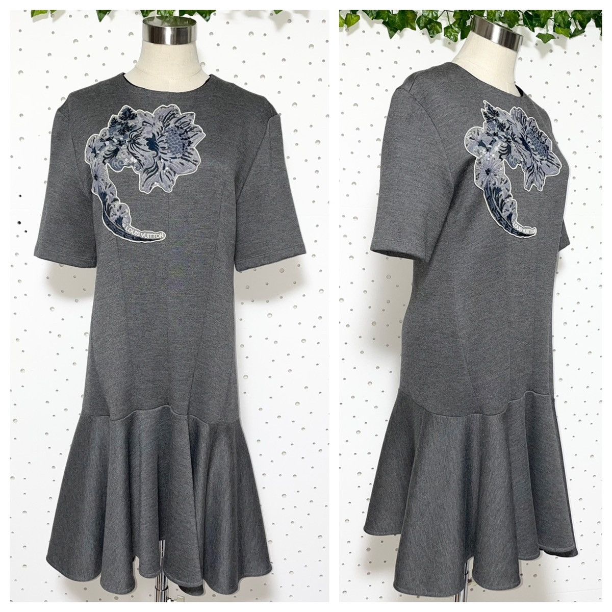 Louis Vuitton Louis Vuitton Sequin Flower Embroidery Short Sleeve Dress M Size M / US 6-8 / IT 42-44 - 5 Thumbnail