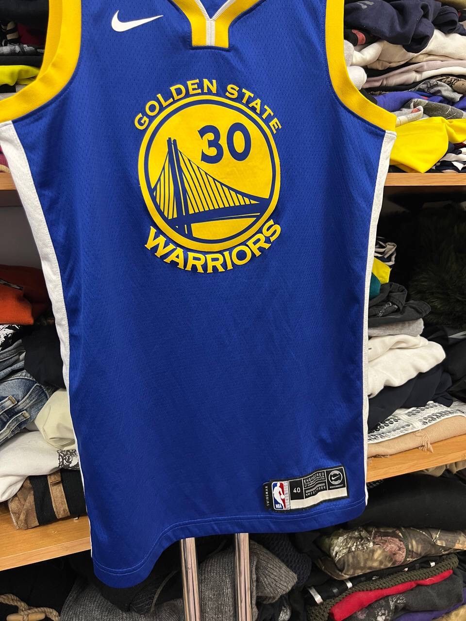 NBA × Nike Steph Curry Warriors Swingman Nike Rare Jersey Size US S / EU 44-46 / 1 - 3 Thumbnail