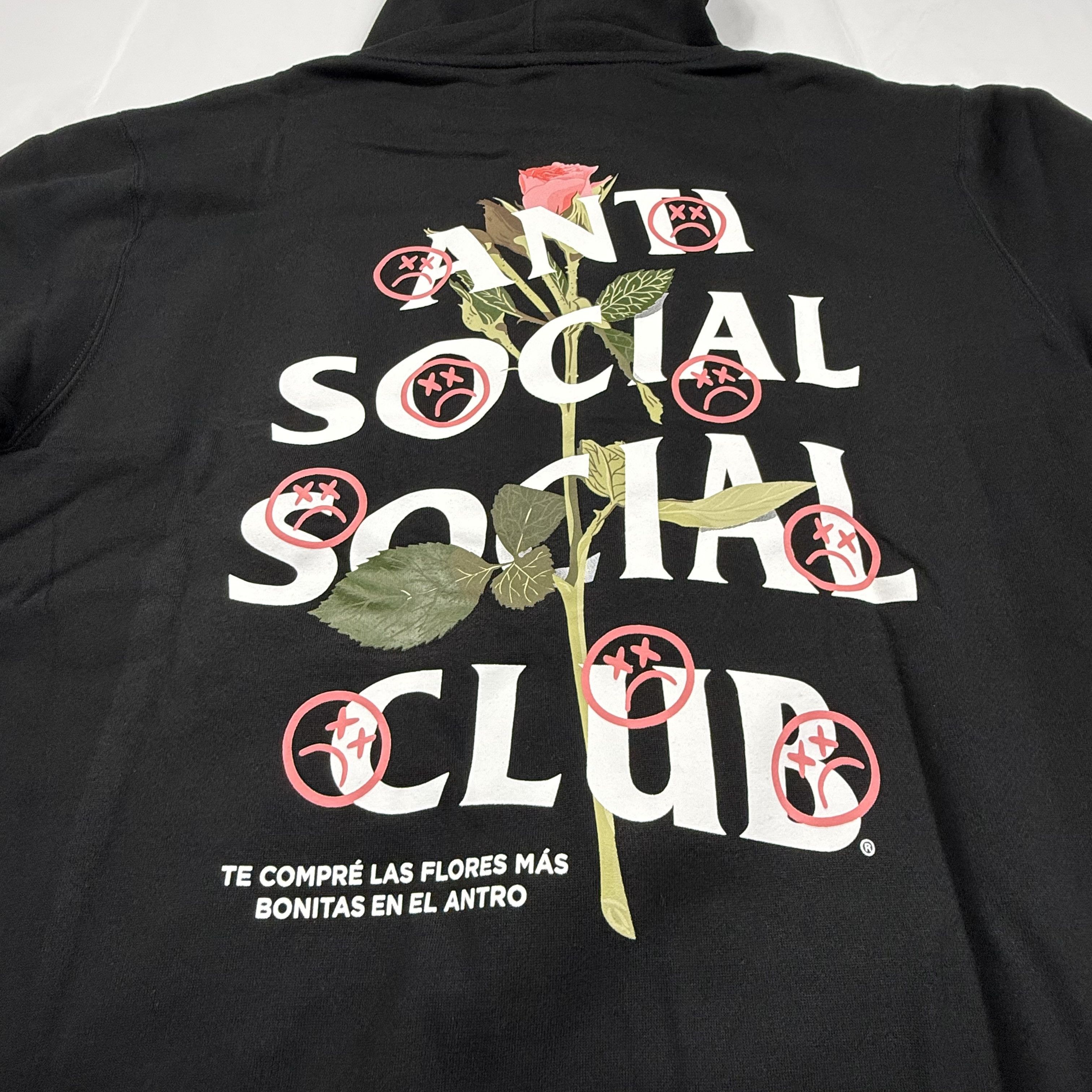 Anti Social Social Club Anti Social Social Club Te Compre Las Flores Rose Hoodie Size US L / EU 52-54 / 3 - 2 Thumbnail