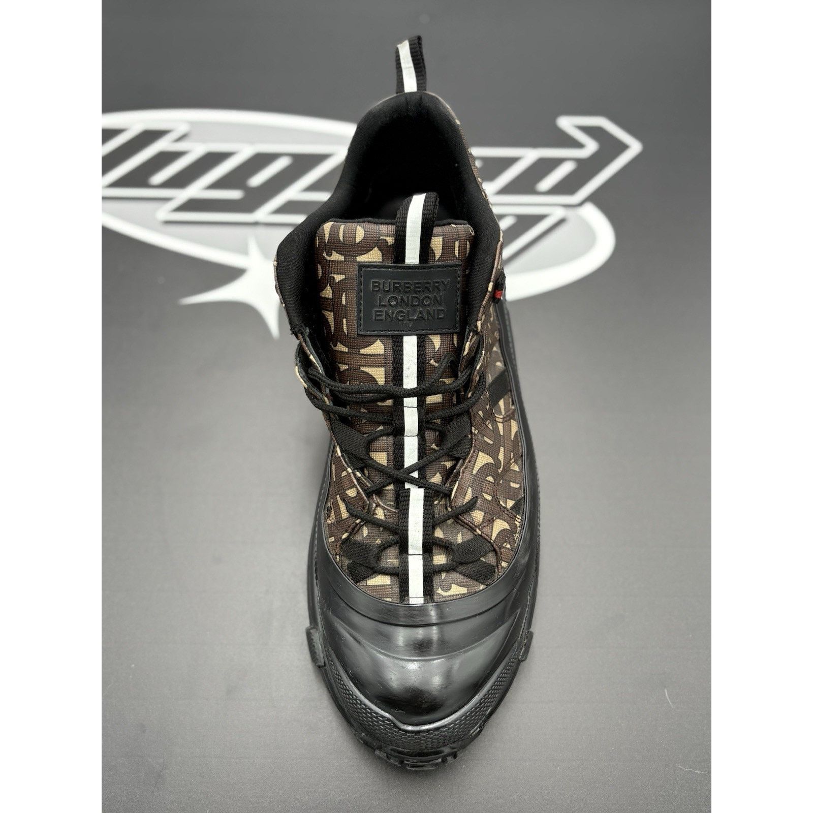 Burberry Burberry Arthur Low-Top ' Monogram Print ' | GOOD CONDITION! Size US 13 / EU 46 - 11 Thumbnail
