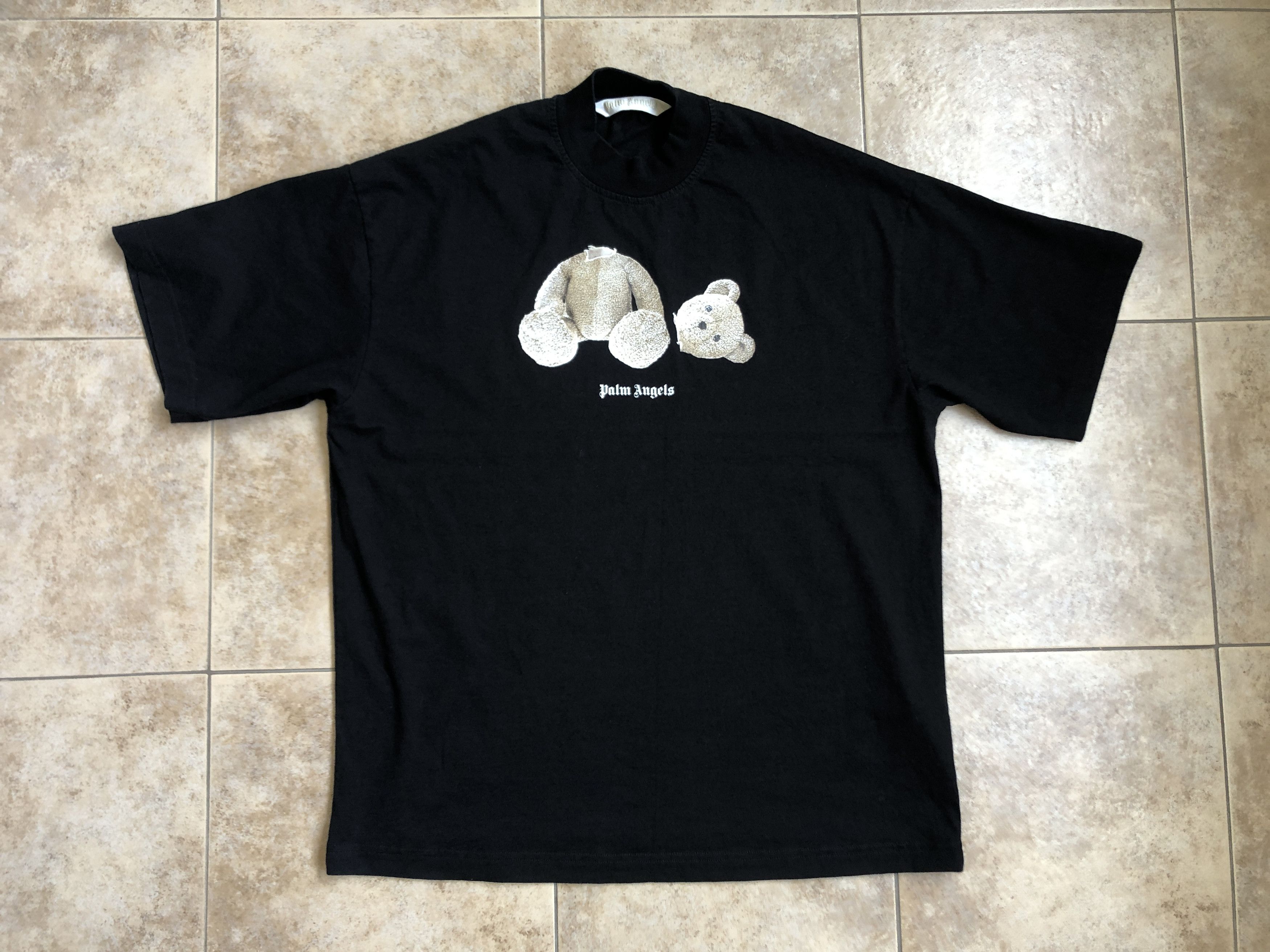 Palm Angels Palm Angels Broken Bear T-Shirt Size L Size US L / EU 52-54 / 3 - 1 Thumbnail