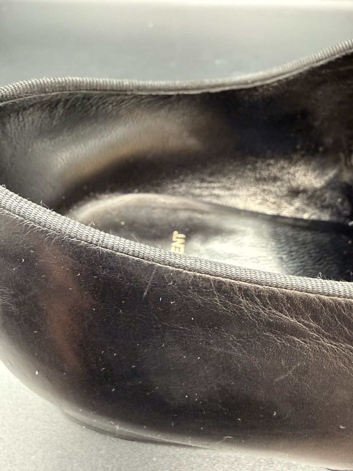 Saint Laurent Paris SAINT LAURENT PARIS — Black Leather Derby | EU 44.5 Size US 11.5 / EU 44-45 - 23 Thumbnail