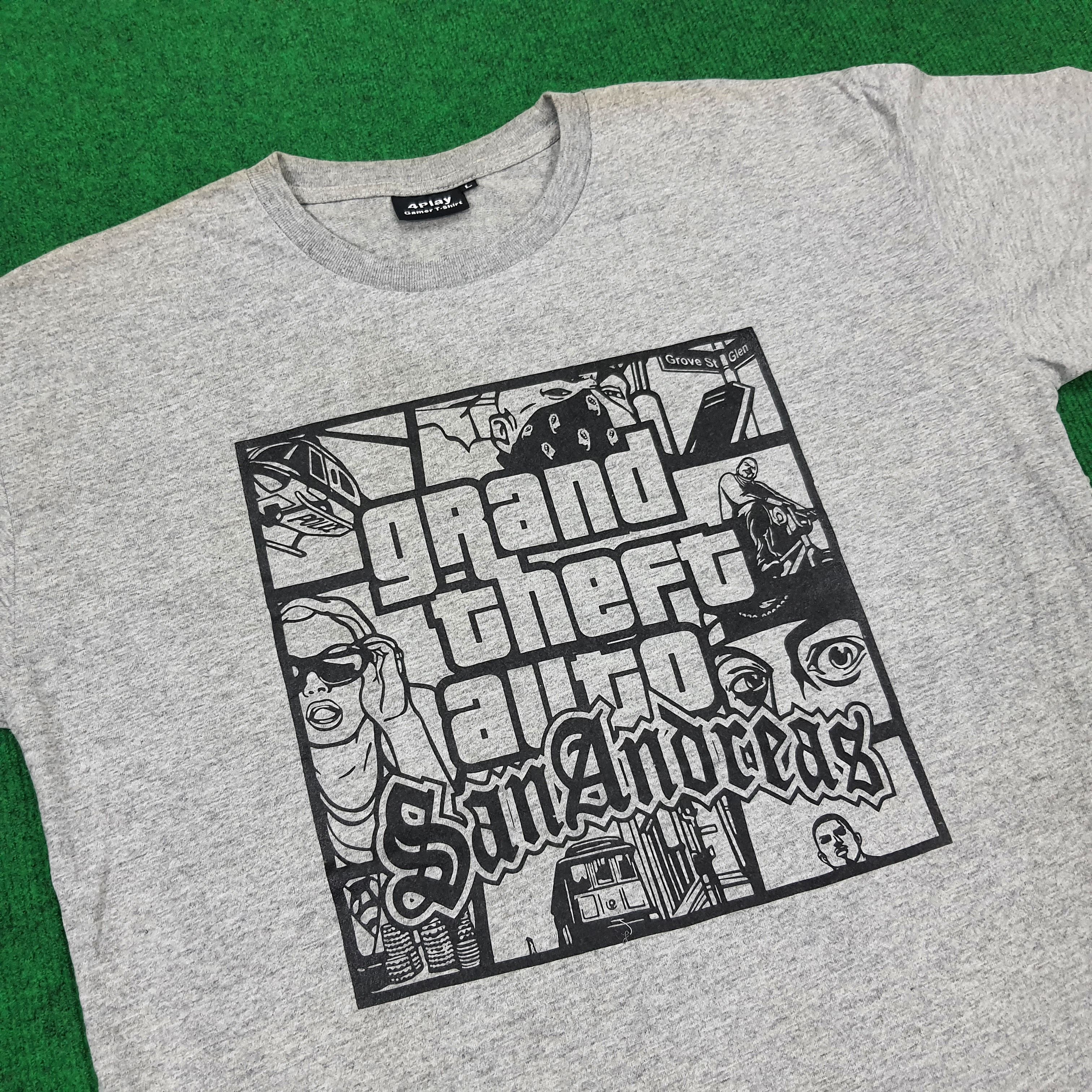 The Game × Vintage Vintage Rockstar Grand Theft Auto San Andreas T-shirt Size US M / EU 48-50 / 2 - 2 Thumbnail