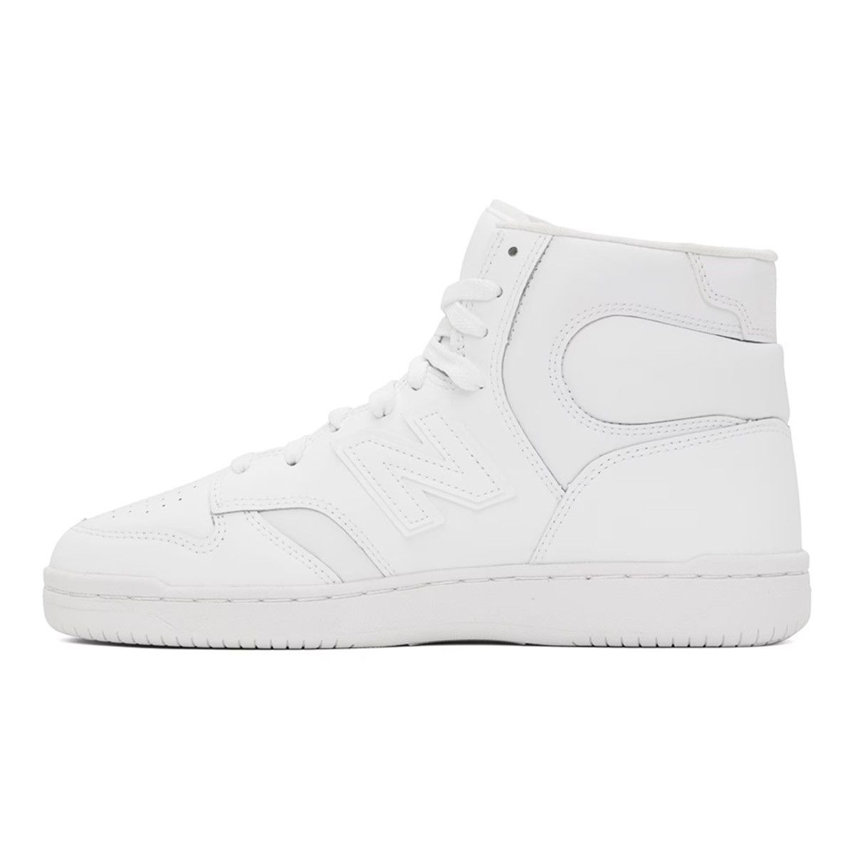 New Balance New Balance 480 White High Top Basketball Sneakers Size US 11.5 / EU 44-45 - 5 Thumbnail