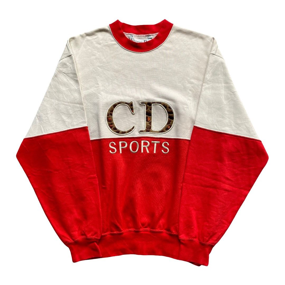 Christian Dior Monsieur CHRISTIAN DIOR Sport Vintage Sweatshirt Size US L / EU 52-54 / 3 - 1 Thumbnail