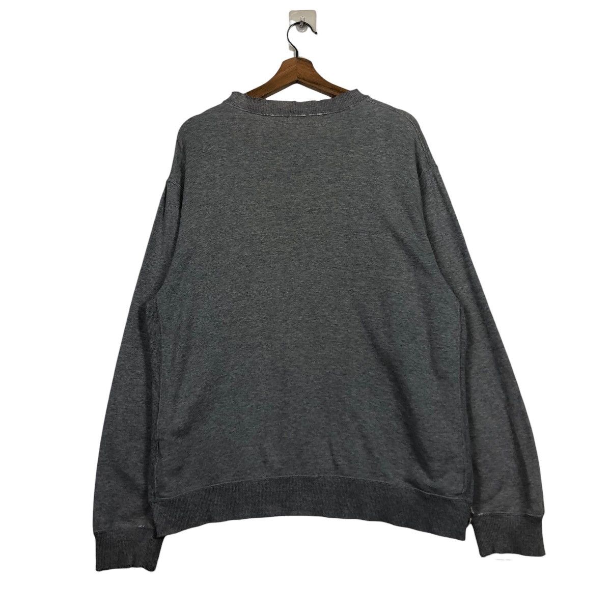 Nike Nike Small Swoosh Crewneck — Vintage Grey Essential Size US XL / EU 56 / 4 - 9 Thumbnail