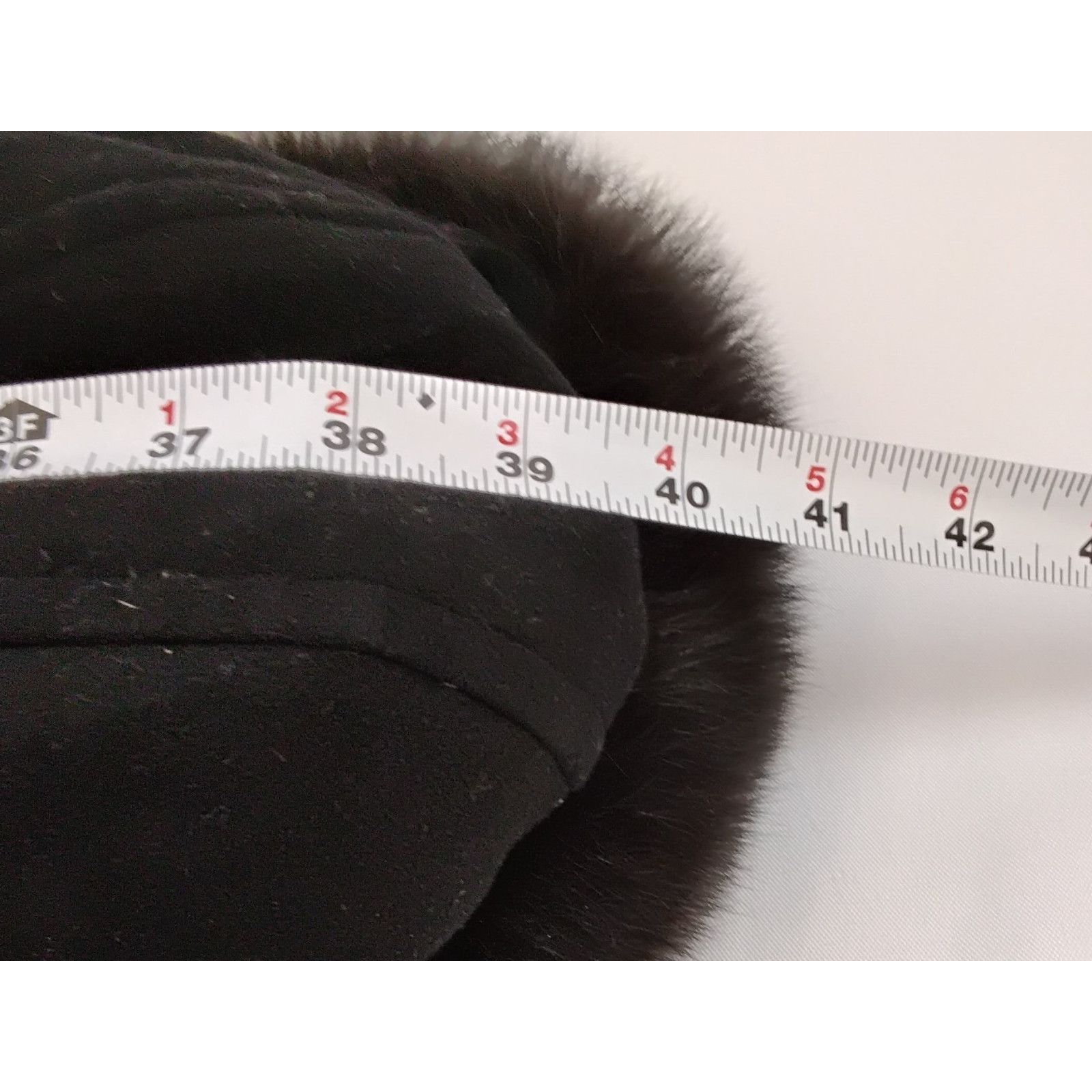 Pendleton Pendleton Wool Coat Women's 10 Petite Black Fox Fur Trim Size L / US 10 / IT 46 - 14 Thumbnail
