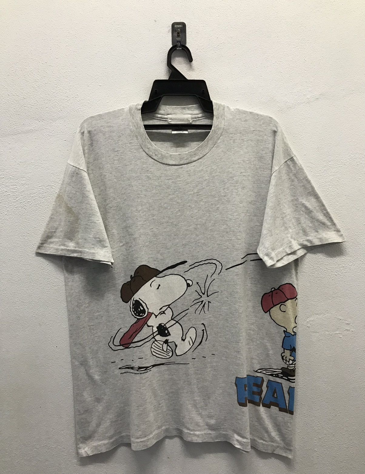 Anvil × Peanuts Vintage Anvil Snoopy Peanuts Made In Usa Shirt Size US L / EU 52-54 / 3 - 1 Thumbnail