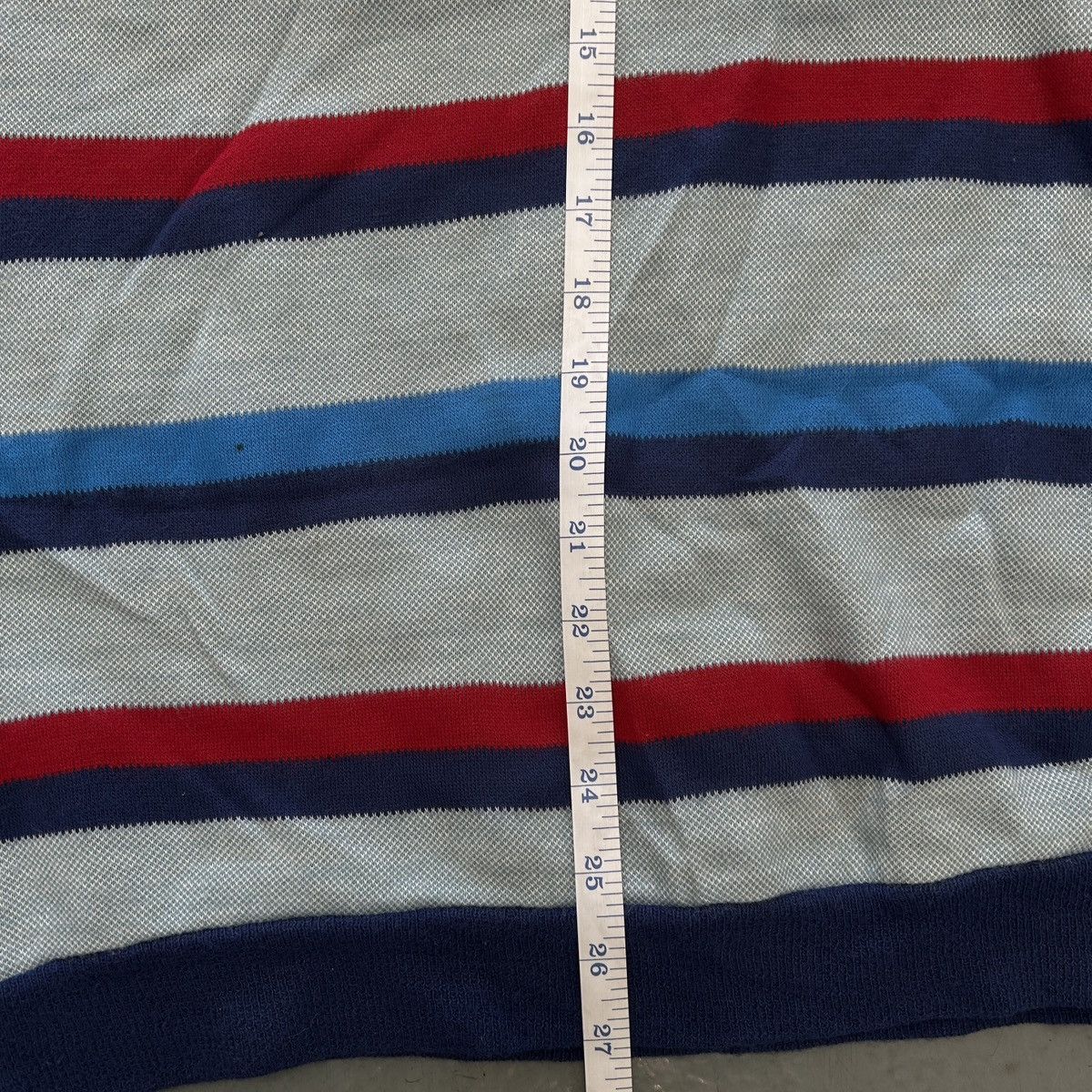 Vintage Vintage Striped Knit Tee - 70s/80s Style Size US M / EU 48-50 / 2 - 6 Thumbnail