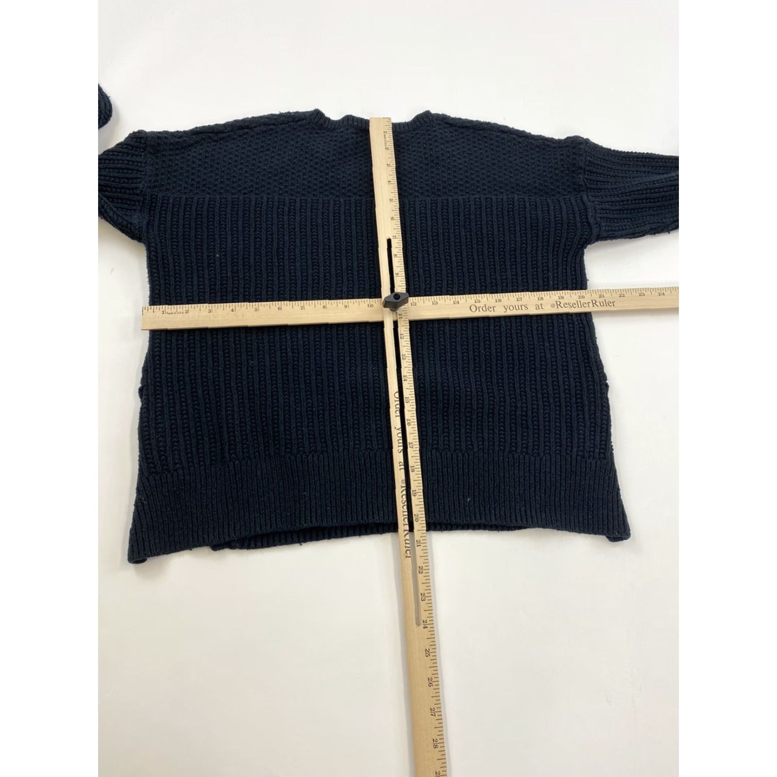 Madewell Madewell Knit Sweater Womens Medium Black Pullover Crew Neck Cotton Knit M Black Womens Mens? Size M / US 6-8 / IT 42-44 - 5 Thumbnail