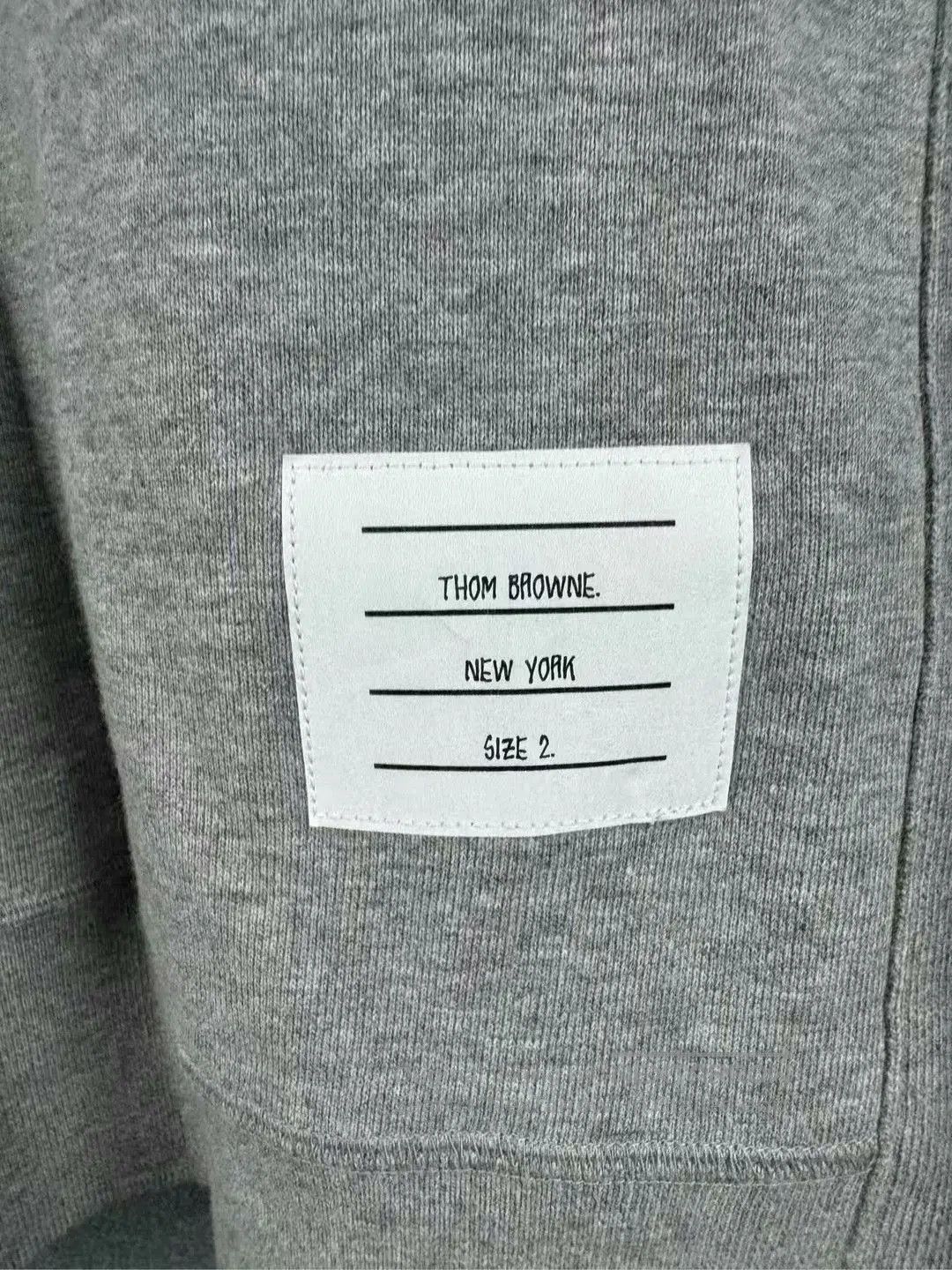 Thom Browne thom browne gray striped knit sweatshirt. Size US M / EU 48-50 / 2 - 3 Thumbnail