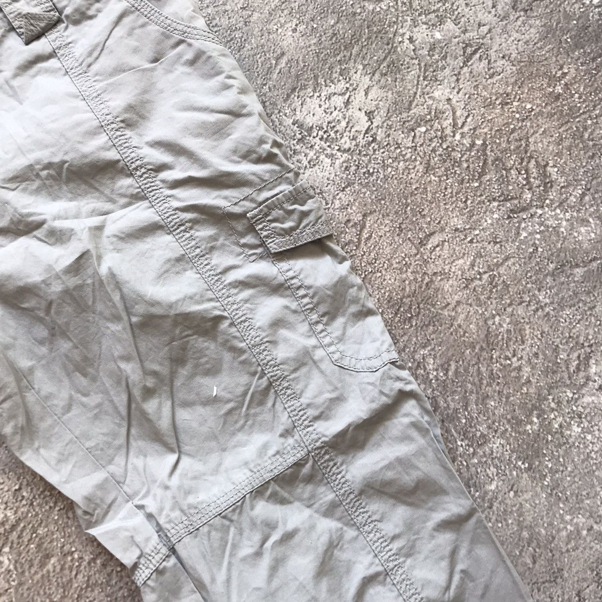 Vintage Vintage 90s Baggy Cargo Pants Parachute Flared Streetwear 30 Size 30" / US 8 / IT 44 - 4 Thumbnail