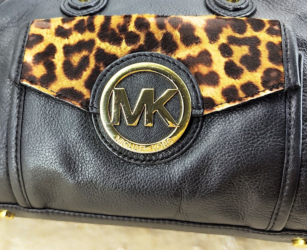 Michael Kors MICHAEL KORS two ways bag full leather with leopard patern Size ONE SIZE - 3 Thumbnail