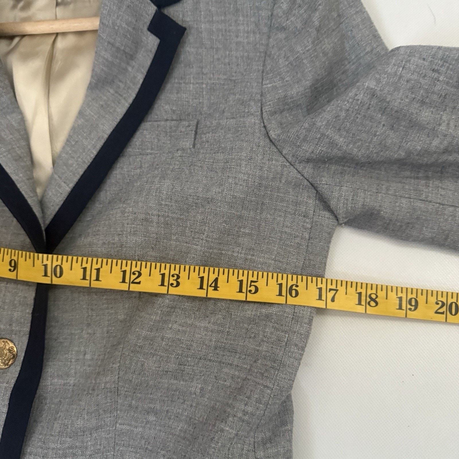 J.Crew J Crew Factory Keating Boy Button Oxford Preppy Blazer Size XS / US 0-2 / IT 36-38 - 6 Thumbnail