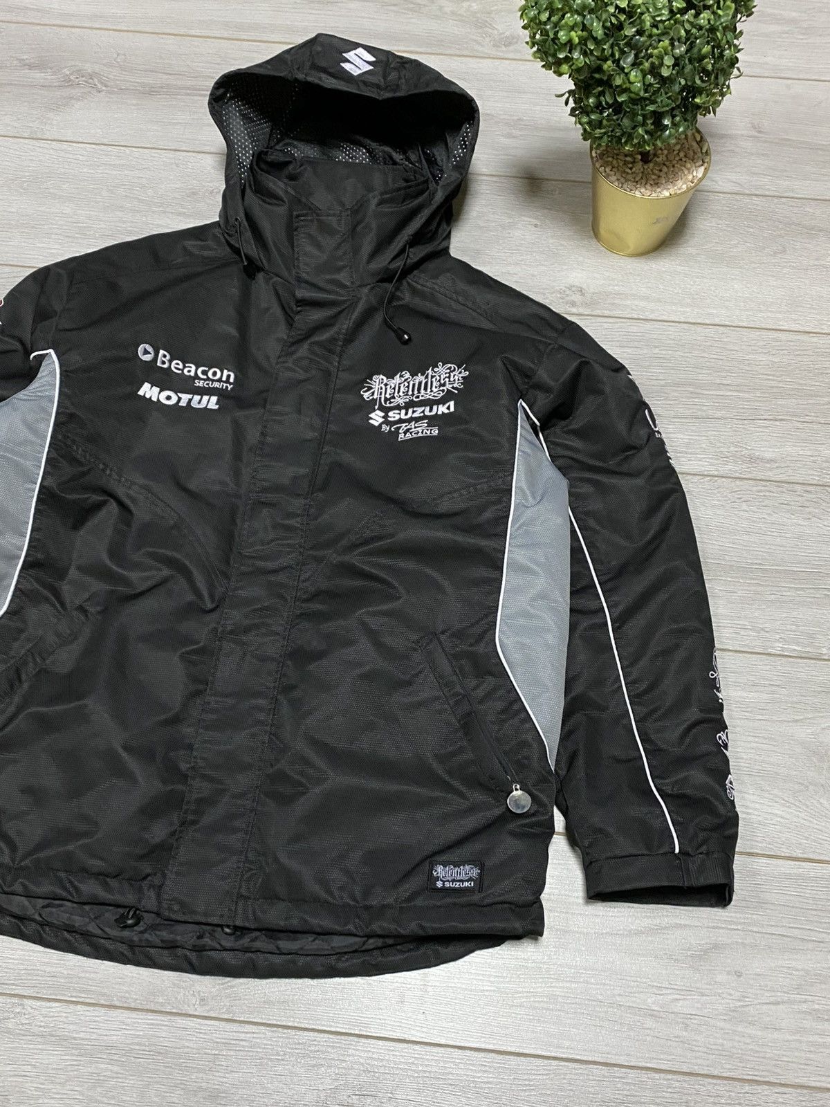 Other Suzuki relentless vintage jacket hooded windbreaker zip Size US XXL / EU 58 / 5 - 6 Thumbnail