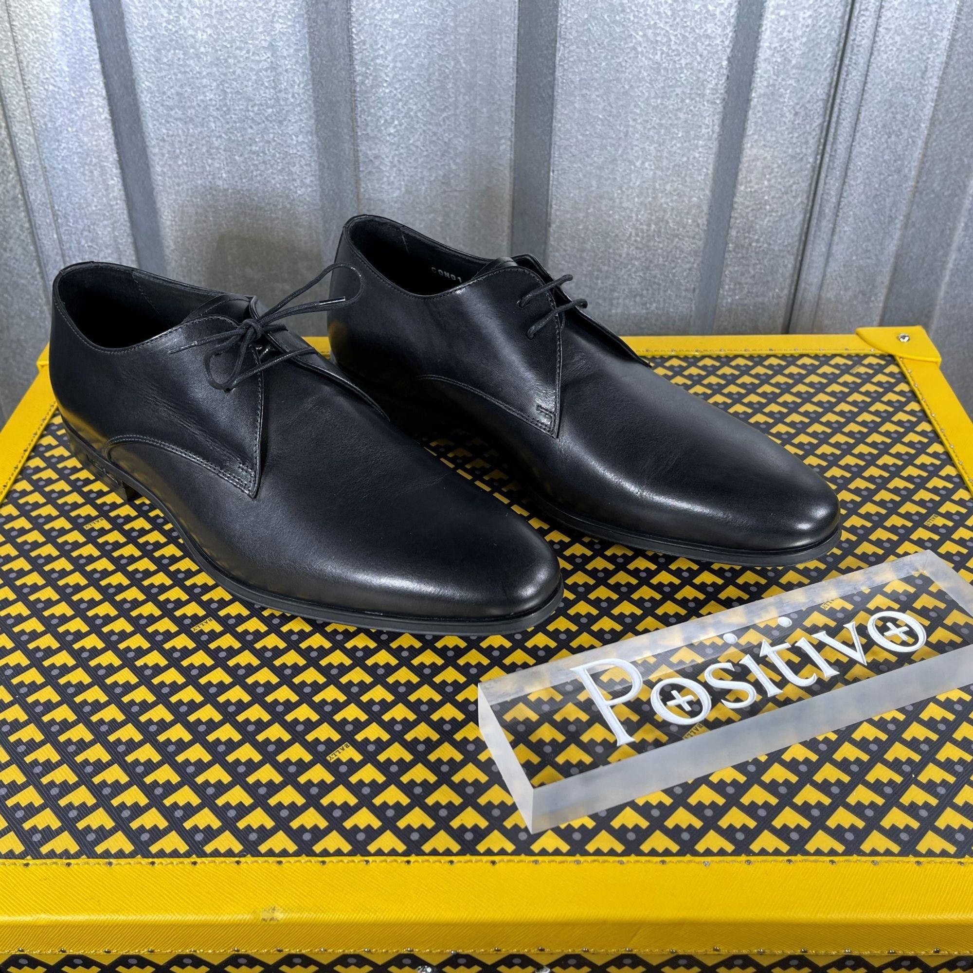 Paul Smith Paul Smith CON01 Coney Black Leather Derby Shoes US 7 Size US 7 / EU 40 - 4 Thumbnail