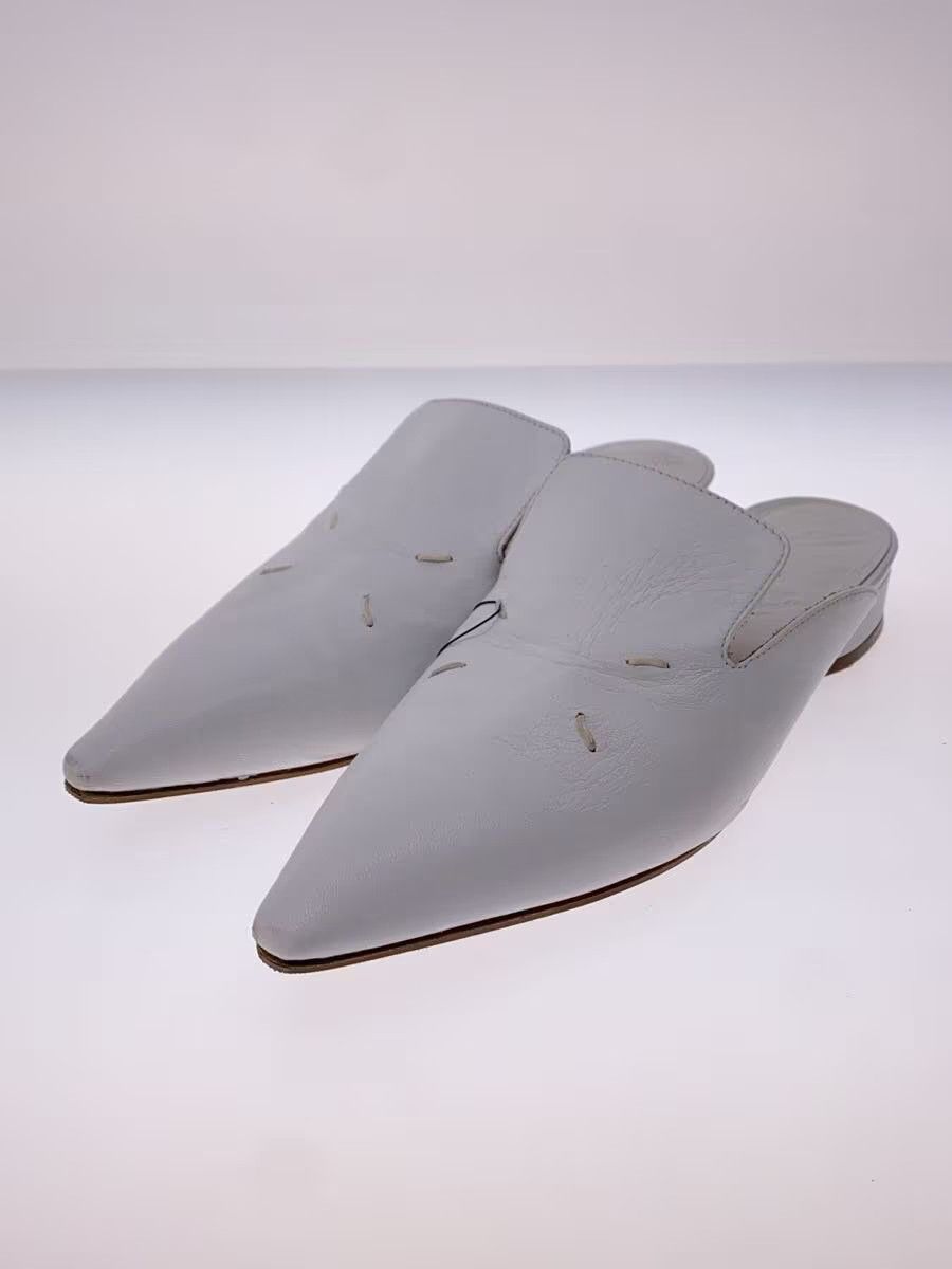 Maison Margiela Stich Leather Slip On Heels Size US 5 / IT 35 - 2 Thumbnail
